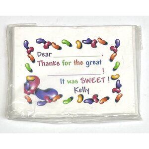 12pk Custom Fill-in-the-Blank Thank You Cards & Envelopes From KELLY NIP NEW